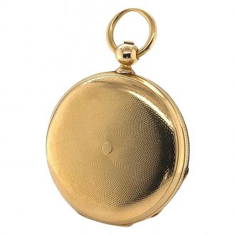 Danish/Swiss 18K gold hunting cased lever watch Circa 1851
