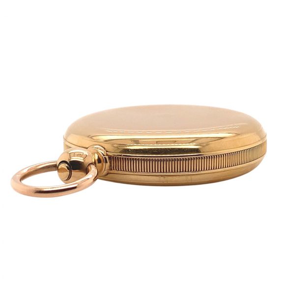 Danish/Swiss 18K gold hunting cased precision watch Circa 1857 Danish/Swiss 18K gold hunting cased precision watch Circa 1857