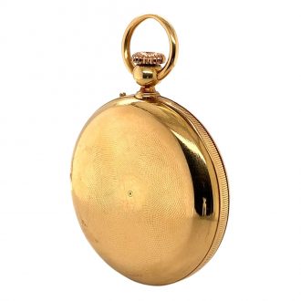 French gold lever with early stem-winding system Circa 1850