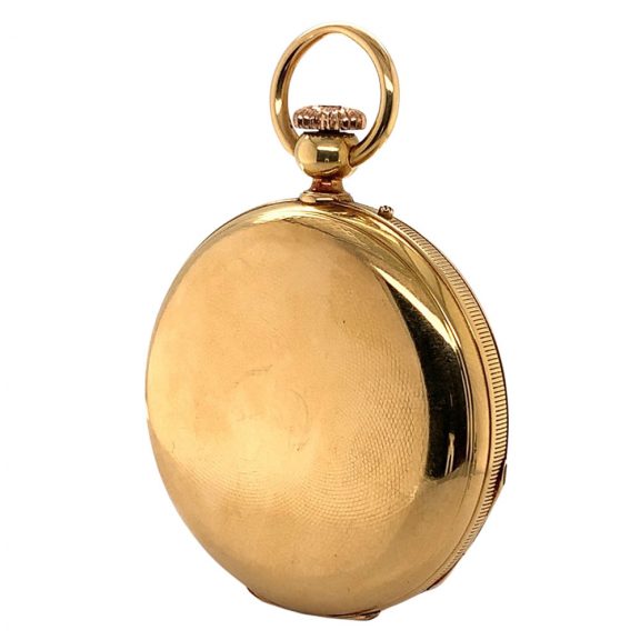 French gold lever with early stem-winding system Circa 1850 French gold lever with early stem-winding system Circa 1850