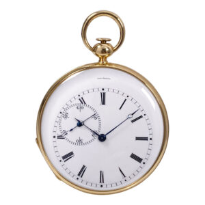 Extra flat Danish/Swiss 18K gold precision watch Circa 1836