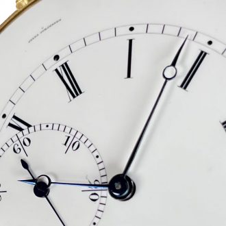 Extra flat Danish/Swiss 18K gold precision watch Circa 1836