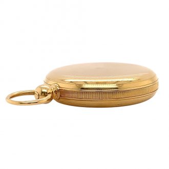 Early Danish/Swiss gold hunting cased lever watch Circa 1853
