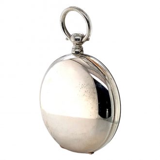 Swedish silver open faced precision pocket watch Circa 1915