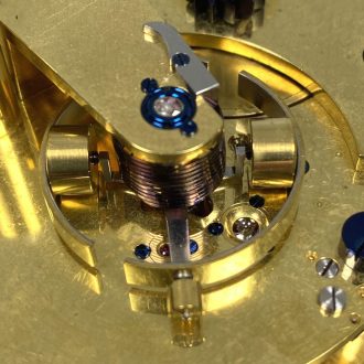 Rare and small Danish deck chronometer with power reserve Circa 1875