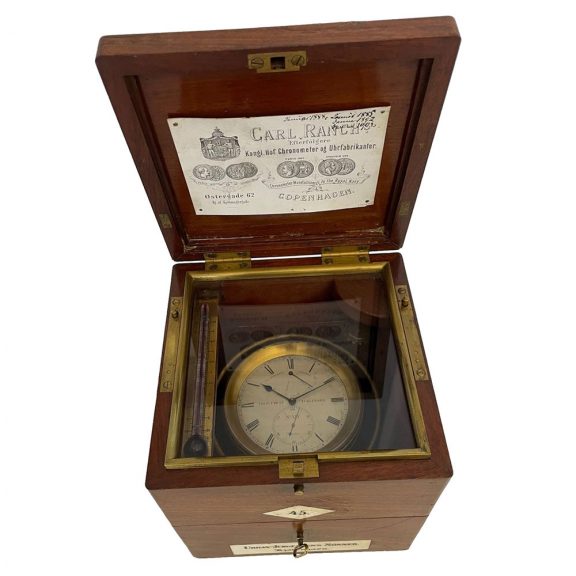 Danish 60-hour power reserve chronometer Circa 1850 Danish 60-hour power reserve chronometer Circa 1850