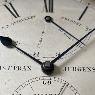 Danish 60-hour power reserve chronometer Circa 1850