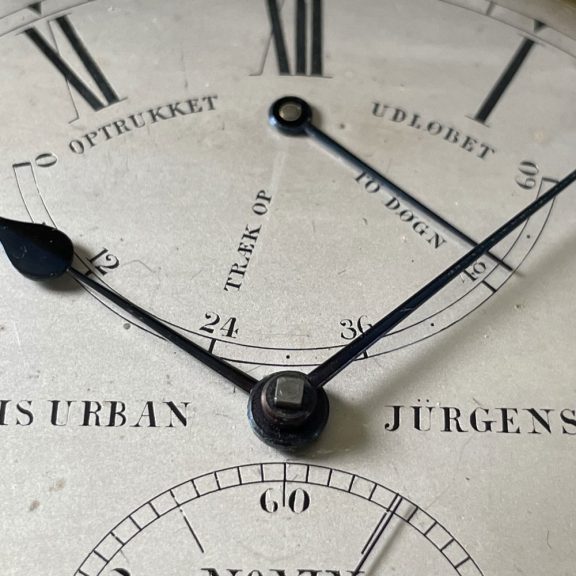 Danish 60-hour power reserve chronometer Circa 1850 Danish 60-hour power reserve chronometer Circa 1850