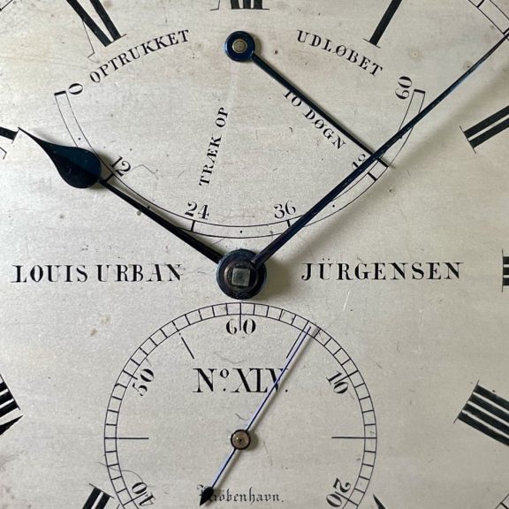Danish 60-hour power reserve chronometer Circa 1850 Danish 60-hour power reserve chronometer Circa 1850