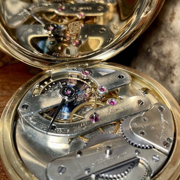 Heavy Danish/Swiss 18K gold precision pocket watch Circa 1867 Heavy Danish/Swiss 18K gold precision pocket watch Circa 1867