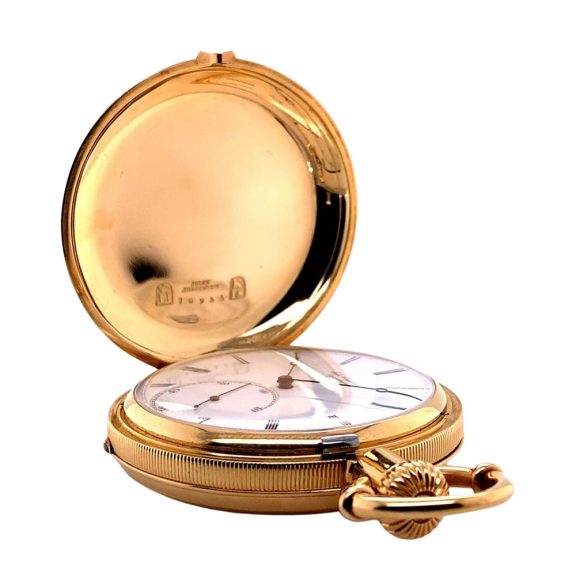 Heavy Danish/Swiss 18K gold precision pocket watch Circa 1867 Heavy Danish/Swiss 18K gold precision pocket watch Circa 1867
