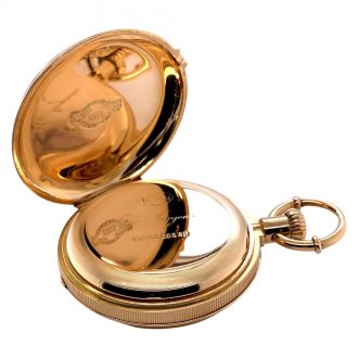 Heavy Danish/Swiss 18K gold precision pocket watch Circa 1867 Heavy Danish/Swiss 18K gold precision pocket watch Circa 1867