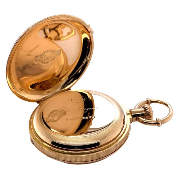 Heavy Danish/Swiss 18K gold precision pocket watch Circa 1867 Heavy Danish/Swiss 18K gold precision pocket watch Circa 1867