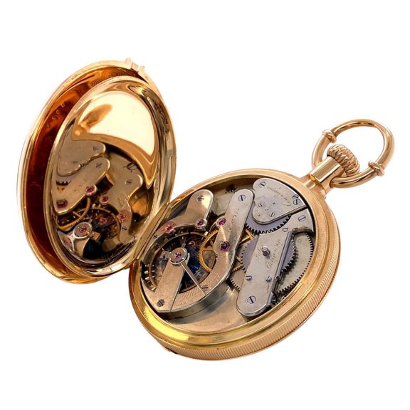 Heavy Danish/Swiss 18K gold precision pocket watch Circa 1867 Heavy Danish/Swiss 18K gold precision pocket watch Circa 1867