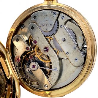 Heavy Danish/Swiss 18K gold precision pocket watch Circa 1867 Heavy Danish/Swiss 18K gold precision pocket watch Circa 1867