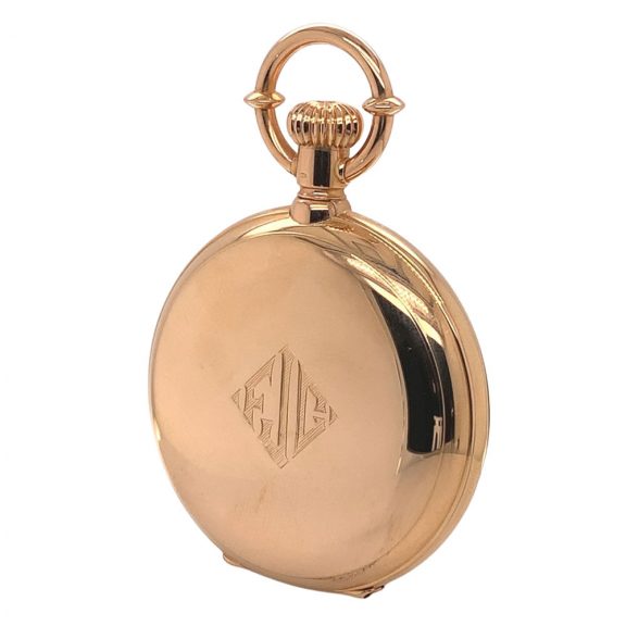 Danish/Swiss rose gold hunting cased lever watch Circa 1880 Danish/Swiss rose gold hunting cased lever watch Circa 1880