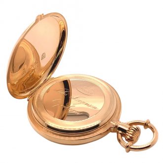 Danish/Swiss rose gold hunting cased lever watch Circa 1880