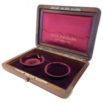 Danish/Swiss rose gold hunting cased lever watch Circa 1880