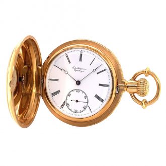 Heavy Danish/Swiss 18K rose gold chronometer Circa 1892