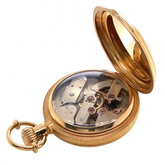 Heavy Danish/Swiss 18K rose gold chronometer Circa 1892