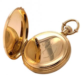 Rare Danish/Swiss 18K gold lever chronometer Circa 1866 Rare Danish/Swiss 18K gold lever chronometer Circa 1866