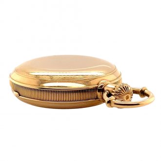 Danish/Swiss 18K gold chronograph lever watch Circa 1873