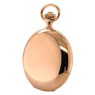 Heavy Swiss rose gold hunting cased lever watch Circa 1901