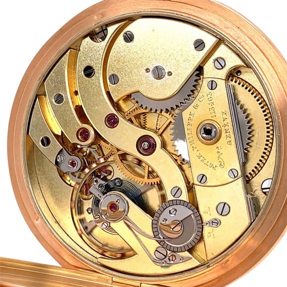 Heavy Swiss rose gold hunting cased lever watch Circa 1901 Heavy Swiss rose gold hunting cased lever watch Circa 1901