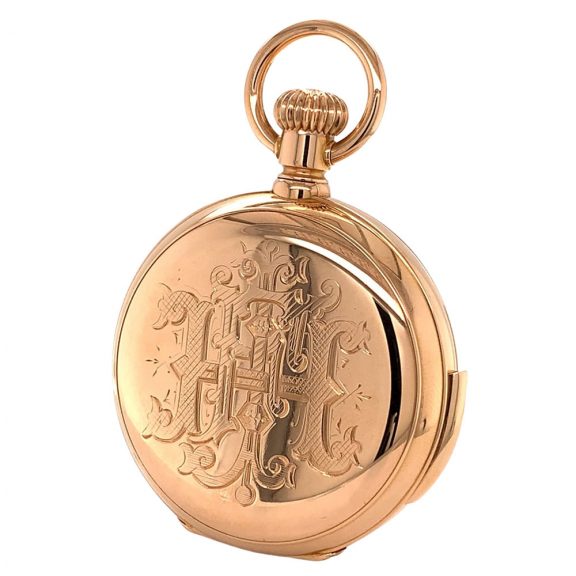 Danish/Swiss hunting cased minute repeating lever Circa 1822 Danish/Swiss hunting cased minute repeating lever Circa 1822