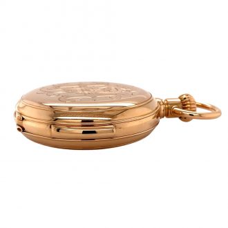 Danish/Swiss hunting cased minute repeating lever Circa 1822