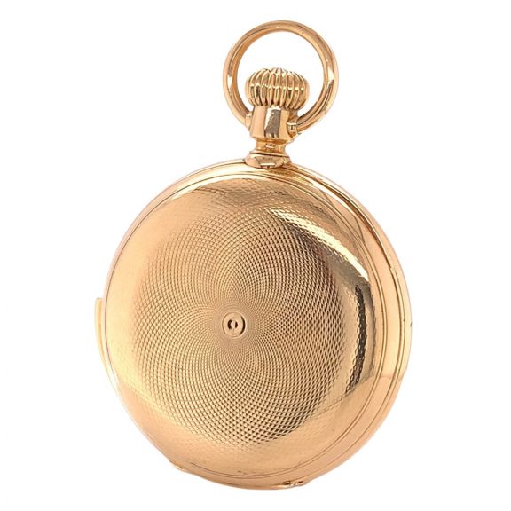 Danish/Swiss gold five-minute repeating lever watch Circa 1876 Danish/Swiss gold five-minute repeating lever watch Circa 1876