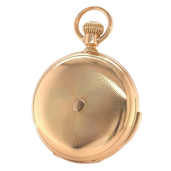Danish/Swiss gold five-minute repeating lever watch Circa 1876 Danish/Swiss gold five-minute repeating lever watch Circa 1876