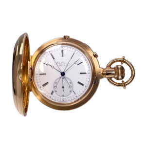 Danish/Swiss rose gold lever split-seconds chronograph Circa 1877