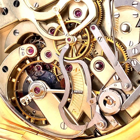 Danish/Swiss rose gold lever split-seconds chronograph Circa 1877 Danish/Swiss rose gold lever split-seconds chronograph Circa 1877