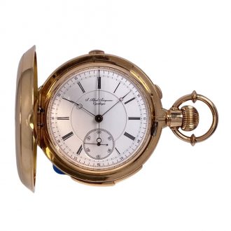 Danish/Swiss repeating lever split-seconds chronograph Circa 1877