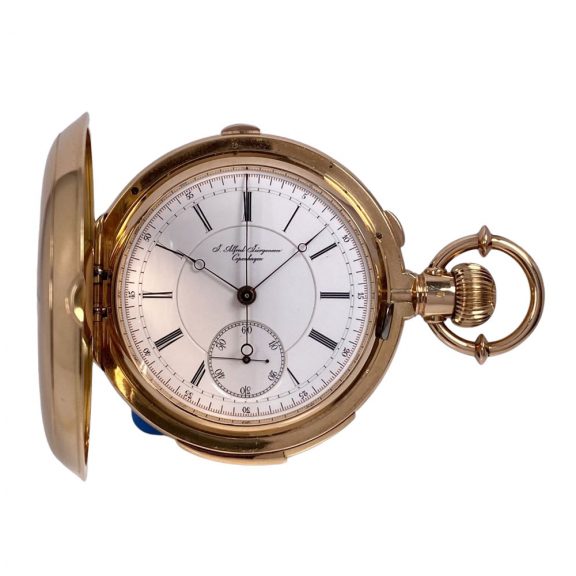 Danish/Swiss repeating lever split-seconds chronograph Circa 1877 Danish/Swiss repeating lever split-seconds chronograph Circa 1877