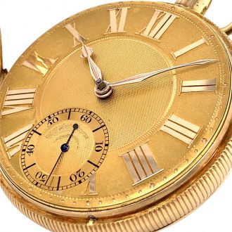 English 18K gold minute repeating duplex watch Circa 1823