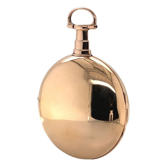 Rare English 18K rose gold open faced pocket watch Circa 1812 Rare English 18K rose gold open faced pocket watch Circa 1812