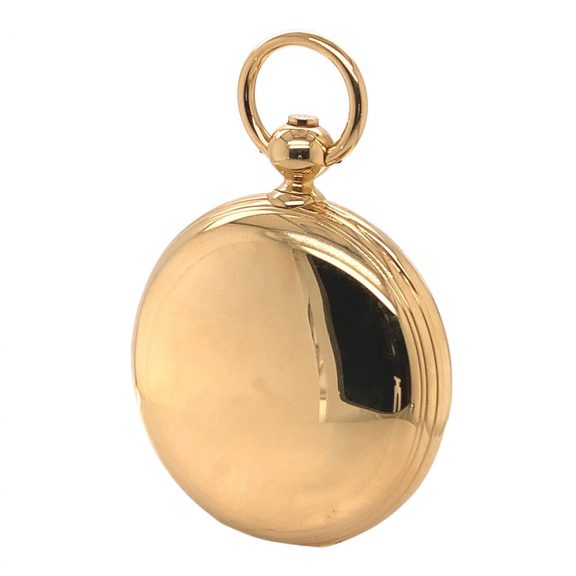 Swiss 18K gold hunting cased lever tourbillon watch Circa 1875 Swiss 18K gold hunting cased lever tourbillon watch Circa 1875