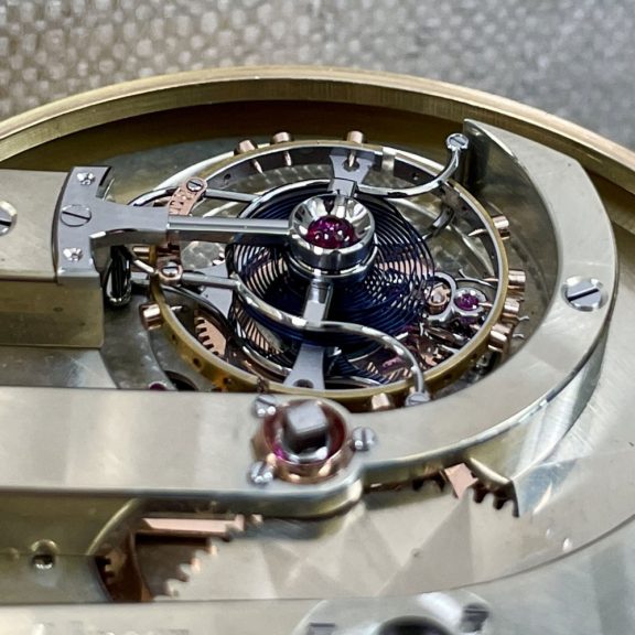 Swiss 18K gold hunting cased lever tourbillon watch Circa 1875Swiss 18K gold hunting cased lever tourbillon watch Circa 1875 Swiss 18K gold hunting cased lever tourbillon watch Circa 1875