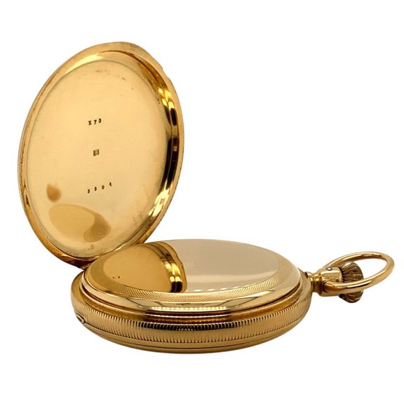 Early and heavy German 18K gold lever pocket watch Circa 1869 Early and heavy German 18K gold lever pocket watch Circa 1869