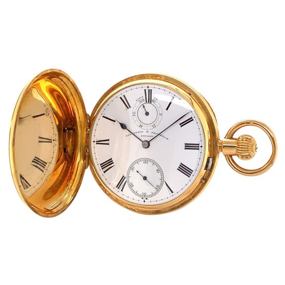 English 18K rose gold 30h power reserve chronometer Circa 1883 English 18K rose gold 30h power reserve chronometer Circa 1883