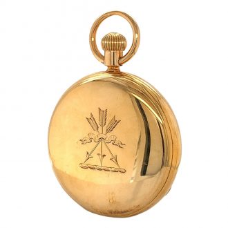 English 18K rose gold 30h power reserve chronometer Circa 1883