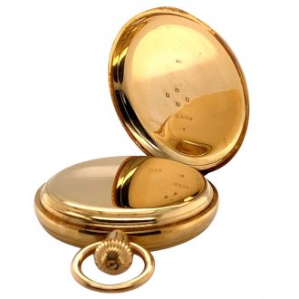 English 18K rose gold 30h power reserve chronometer Circa 1883