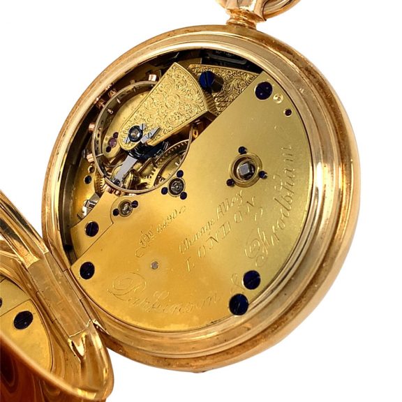 English 18K rose gold 30h power reserve chronometer Circa 1883 English 18K rose gold 30h power reserve chronometer Circa 1883