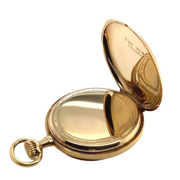 Swiss 18 carat gold open faced lever pocket watch Circa 1900 Swiss 18 carat gold open faced lever pocket watch Circa 1900