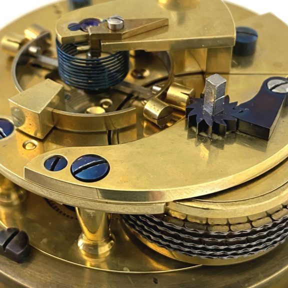 Small English deck chronometer with 56h power reserve Circa 1850 Small English deck chronometer with 56h power reserve Circa 1850
