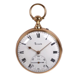 English rose gold half-quarter repeating cylinder watch Circa 1815
