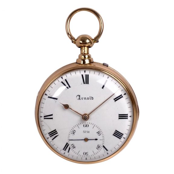 English rose gold half-quarter repeating cylinder watch Circa 1815
