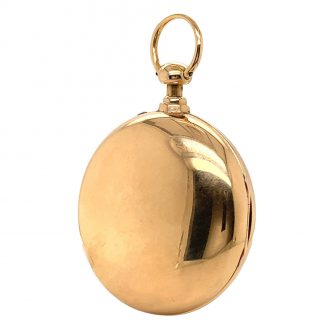 English rose gold half-quarter repeating cylinder watch Circa 1815